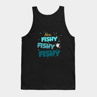 Here Fishy Fishy Love Summer Tank Top